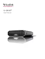 Western Digital SanDisk Professional G-DRIVE User Manual preview