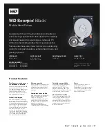 Western Digital Scorpio Black WD7500BPKT Product Features preview