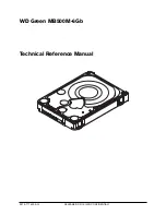 Preview for 3 page of Western Digital WD GREEN WD15NPVX Technical Reference Manual