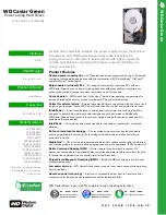 Western Digital WD10000CSRTL - Caviar GreenPower 1TB SATA Hard Drive Product Specifications preview