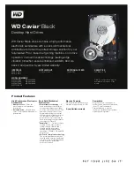 Western Digital WD10000LSRTL - Caviar - 1 TB SATA II Product Specifications preview