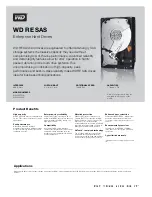 Preview for 1 page of Western Digital WD1000FYYG - RE SAS Product Specifications