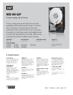 Western Digital WD1200AVBS - AV Product Specifications preview