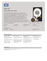 Preview for 1 page of Western Digital WD3001HKHGSP Specifications