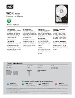 Preview for 2 page of Western Digital WD5000AZRX Specifications