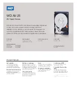 Western Digital WD5000LUCT Specifications предпросмотр