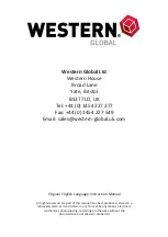 Предварительный просмотр 32 страницы Western Global TRANSCUBE GLOBAL 05TCG-EU Instruction Manual