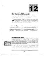 Preview for 100 page of Western Recreational Vehicles 2005 Alpine Coach Owner'S Manual