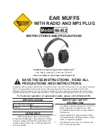 Preview for 1 page of Western Safety Products 66452 Instructions And Precautions