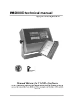 Western Scale m2000D Technical Manual preview