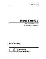 Western Telematic MDS-16 User Manual предпросмотр