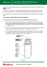 Preview for 16 page of Western CP600 Operation Manual