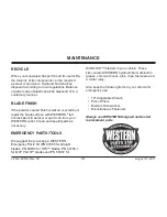 Предварительный просмотр 100 страницы Western HTS Owner'S Manual