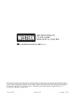 Предварительный просмотр 14 страницы Western LSX Series Assembly Instructions Manual