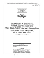 Western POLY PRO-PLOW Series 2 Installation Instructions Manual preview