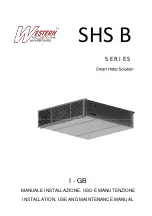 Western SHS B Series Installation, Use And Maintenance Manual preview