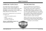 Preview for 96 page of Western UltraMount Owner'S Manual