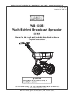 Предварительный просмотр 1 страницы Western WB-100B Owner'S Manual And Installation Instructions