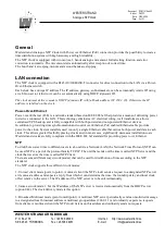 Preview for 2 page of WESTERSTRAND Analogue NTP Clock Manual