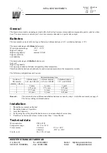 Preview for 2 page of WESTERSTRAND QUARTZ MOVEMENT Technical Manual