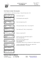 Preview for 20 page of WESTERSTRAND QW-Time III User Manual