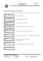 Preview for 21 page of WESTERSTRAND QW-Time III User Manual