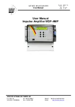 WESTERSTRAND QWTIME III WDP-AMP User Manual предпросмотр