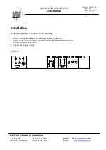 Предварительный просмотр 5 страницы WESTERSTRAND QWTIME III WDP-AMP User Manual