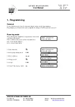 Предварительный просмотр 8 страницы WESTERSTRAND QWTIME III WDP-AMP User Manual