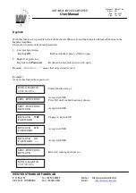 Предварительный просмотр 18 страницы WESTERSTRAND QWTIME III WDP-AMP User Manual