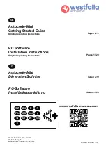 Westfalia Automotive Autocode-Mini Original Operating Instructions preview