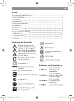 Preview for 3 page of Westfalia 01406 Operating Instructions Manual