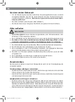 Preview for 8 page of Westfalia 01406 Operating Instructions Manual