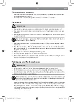 Preview for 9 page of Westfalia 01406 Operating Instructions Manual