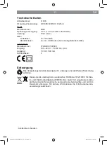 Предварительный просмотр 11 страницы Westfalia 01406 Operating Instructions Manual