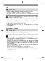 Preview for 18 page of Westfalia 01406 Operating Instructions Manual