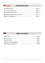 Preview for 6 page of Westfalia 10 T Instruction Manual