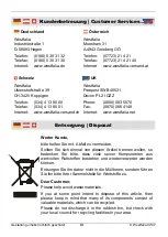 Предварительный просмотр 15 страницы Westfalia 10 T Instruction Manual