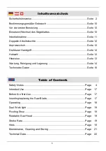 Preview for 5 page of Westfalia 1050 W RS 1050 Original Instructions Manual