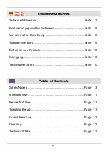 Preview for 4 page of Westfalia 11 46 78 Instruction Manual