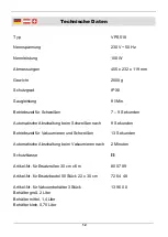 Предварительный просмотр 16 страницы Westfalia 13 09 06 Instruction Manual