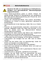 Preview for 6 page of Westfalia 141838 Instruction Manual