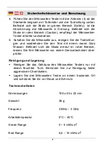 Preview for 7 page of Westfalia 168755 Instruction Manual