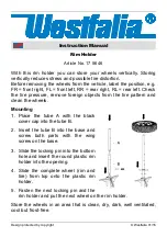 Preview for 2 page of Westfalia 17 56 46 Instruction Manual