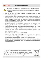 Предварительный просмотр 4 страницы Westfalia 18 51 24 Instruction Manual