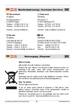 Предварительный просмотр 11 страницы Westfalia 18 51 24 Instruction Manual