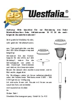 Preview for 12 page of Westfalia 18 51 24 Instruction Manual