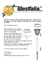 Preview for 13 page of Westfalia 18 51 24 Instruction Manual