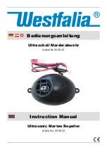 Preview for 1 page of Westfalia 20 58 23 Instruction Manual