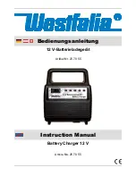 Предварительный просмотр 1 страницы Westfalia 25 70 55 Instruction Manual